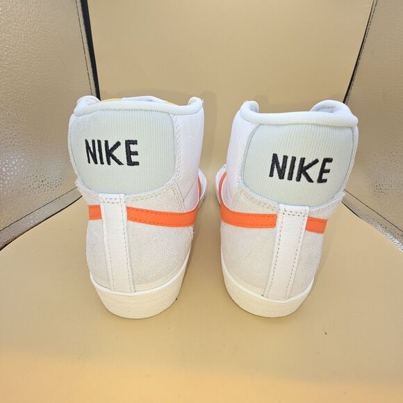Nike Blazer Mid 77 Pro Club Remastered White Safety Orange DQ7673-103 Men’s Size main image 4